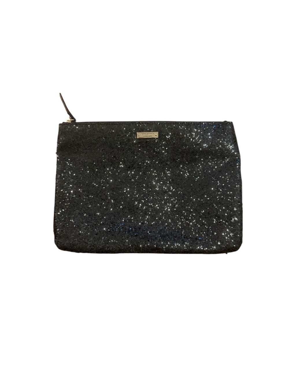 Kate Spade New York clutch black glitter